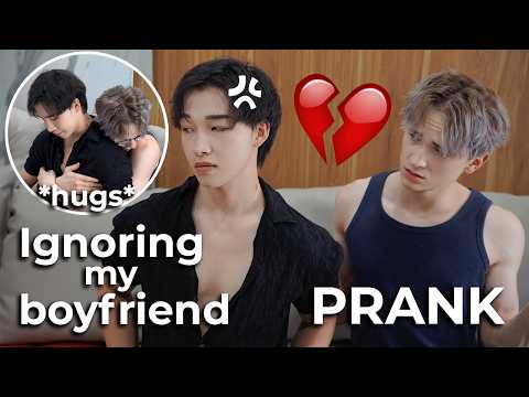 Ignoring My Cute Boyfriend Prank 💔 He's So Sweet 😭 Gay Couple BL