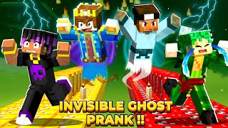 I SECRETLY Transformed Into INVISIBLE GHOST 😂| LUCKY BLOCK RACE