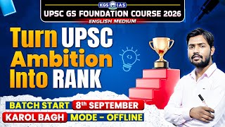 UPSC GS Foundation Course 2026 in English Medium | Turn UPSC Ambition Into Rank 🏆 | Khan Sir & Team