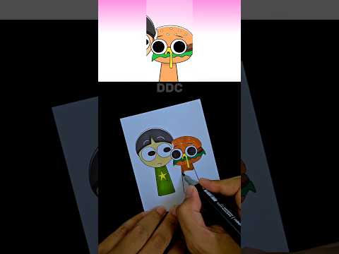 Perfect Messy Sprunki Mail meets OC Mr. Burger Cut! | Chaos to Precision #sprunki #incredibox #art
