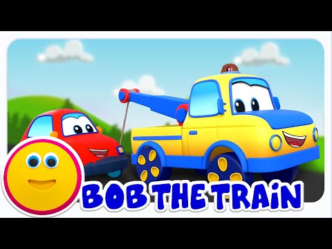 Wheels on the Tow Truck Vehicle Rhyme for Babies