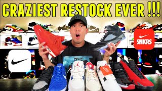CRAZIEST RESTOCKS EVER !!! IS NIKE REALLY GOING TO BLESS US !!!