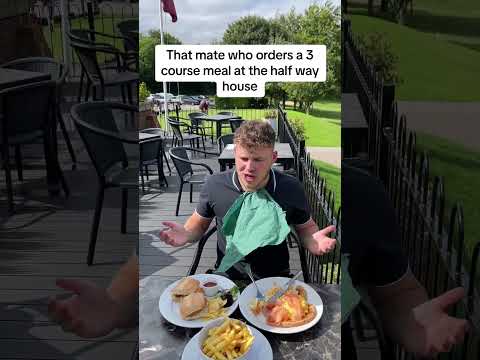 He’s got a Sit down meal