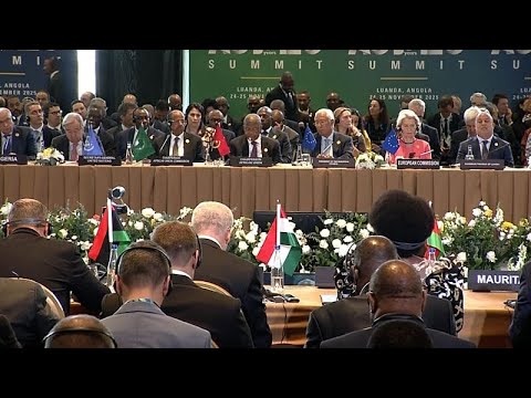 YouTube video thumbnail: African and European Leaders Pledge to Boost Trade and Tackle Migration