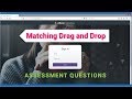Creating Matching Drag-and-Drop Questions