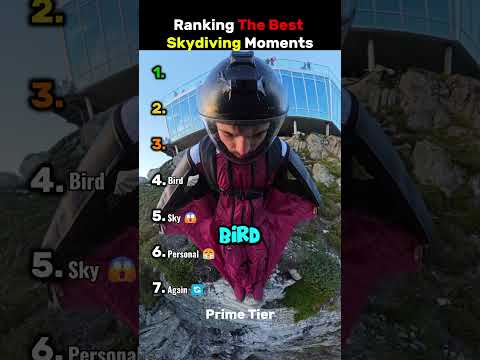 Ranking <strong>the</strong> <strong>best</strong> skydiving moments 🪂#usa