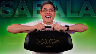 A INCRÍVEL SABALA DR-909 com 200W e 39.000 mAh de BATERIA! Primeiras Impressões