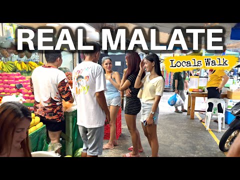 The Real Locals View of Malate Manila Philippines [4K HDR]