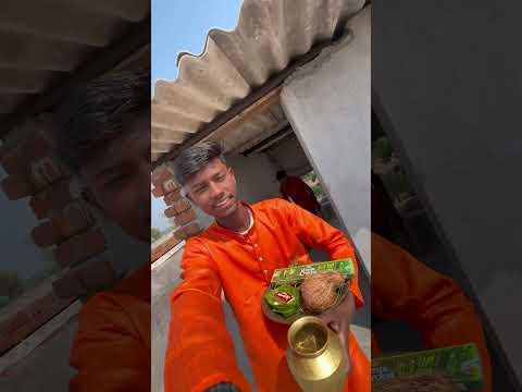 Muniya ne parsad chura liya 😱 #minivlog #vlog #ramnavami #shorts