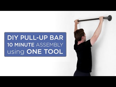 DIY Pull Up Bars - Stud Bar - Ceiling or Wall Mounted Pull-up Bar
