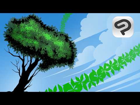 How to Create Quick Foliage in Clip Studio Paint