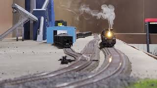 NKP 766 running down the line.