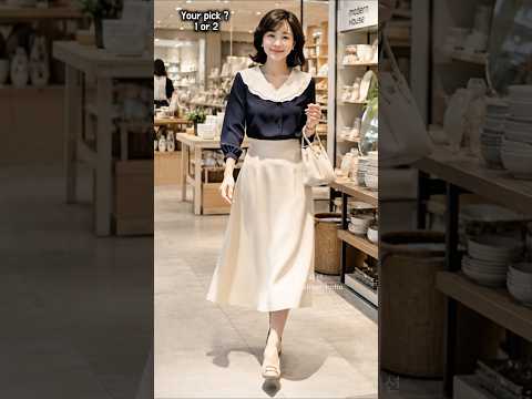 50대 60대, 이렇게 입으면 블라우스 하나로 귀티나요✨  #중년패션코디 #룩북 #lookbook