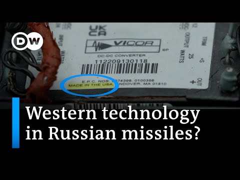 Western microchips, cameras and processors found in Russian missiles fired at Ukraine | DW News