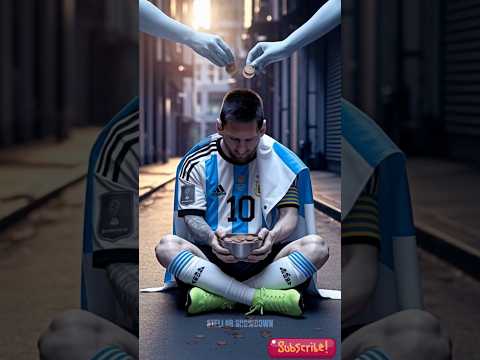 The poor homeless Ronaldo was made fun by Messi & Neymar save him from trash #ronaldo #funny #messi
