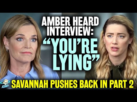 CAUGHT! Amber Heard Full Interview - Host Pushes Back On Her LIES! - Today Show Part 2