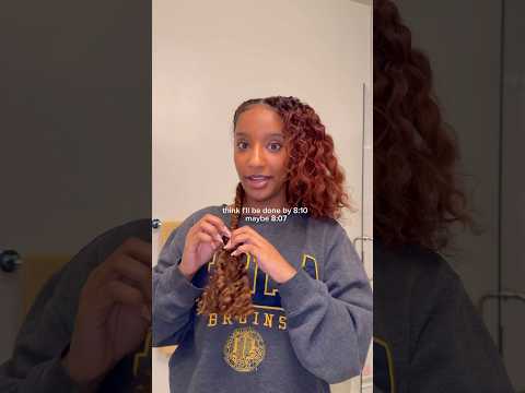 taking out my braids… #hairstyle #hairtransformation #gingerhair #copperhair