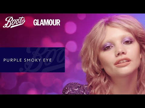 boots.com & Boots Voucher Code video: Make-up Tutorial | Purple Smoky Eye | Boots X Glamour | Boots UK