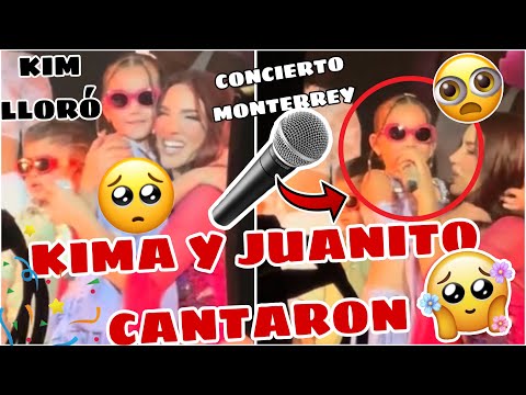 KIMA Y JUANITO CANTARON CON KIMBERLY LOAIZA EN EL CONCIERTO MONTERREY