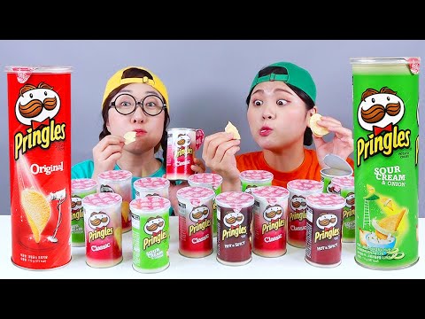 Thử thách thực phẩm khoai tây Pringles DONA