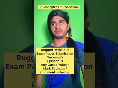 Rugged Rathika🔥Exam Paper Submission😂🤣 #yukesh #yukeshgroups #comedy #trendingshorts
