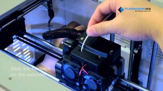 Flashforge Dreamer 3D Printer: Feeding Filament