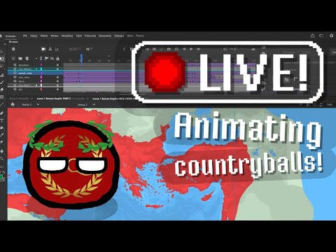 🔴 LIVE | Animating countryballs!