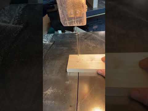 square a board on the bandsaw #wadkintemple