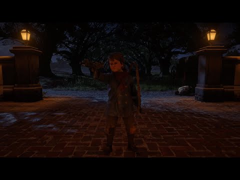 Jack Marston Raids Braithwaite Manor With an Uzi Sub Machine Gun