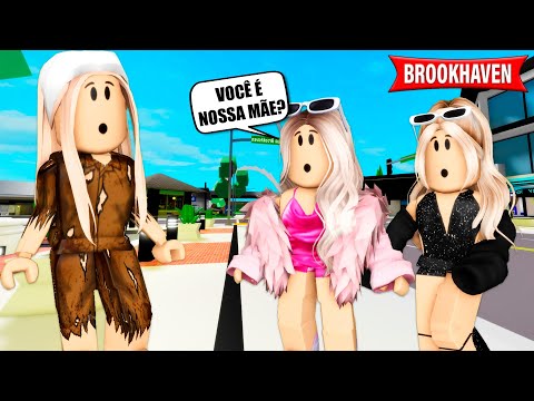 DESCOBRIMOS QUE A MULHER DE RUA É NOSSA MÃE| Historinhas Brookhaven RP | Roblox