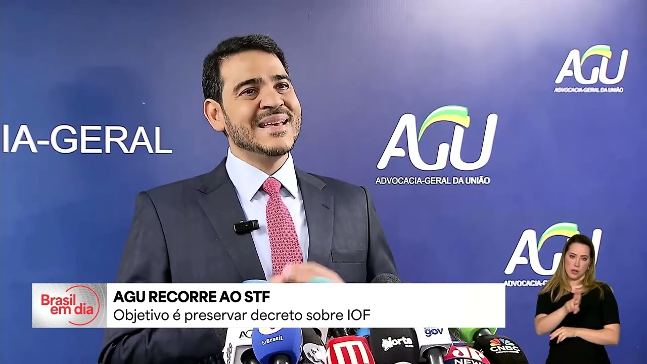 AGU recorre ao STF para preservar decreto sobre o IOF