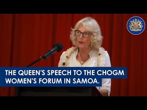 Her Majesty The Queen's speech to the CHOGM Women's Forum