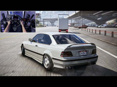 BMW E36 M3 - CarX Street | Steering Wheel Gameplay