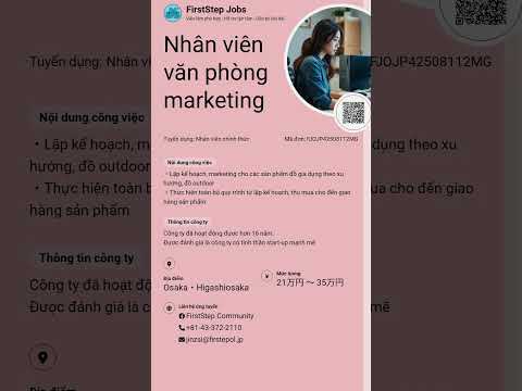 🌟 Cơ hội luôn ở đó, sẵn sàng cho bạn! #nhatban #tuyendung #vieclam #chuyenviec #timviec