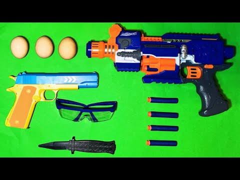 The Egg Destroyed The Bullet !! - Egg Vs Military Toy Gun Shooting Test