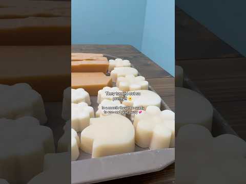 Diy homemade natural soap!! 🧼 🤍 #shorts #diy #homestead #fyp #yt #soapmaking #youtubeshorts #foru