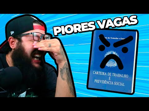 CREDO! AS PIORES VAGAS DE EMPREGO 😱