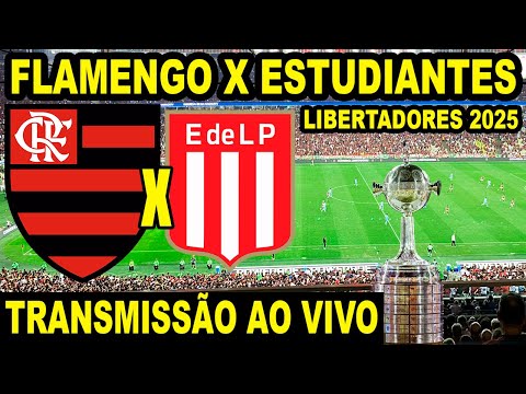 FLAMENGO X ESTUDIANTES AO VIVO DIRETO DO MARACANÃ / QUARTAS DE FINAL DA LIBERTADORES 2025
