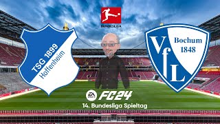 TSG Hoffenheim gegen VfL Bochum am 14. Bundesliga Spieltag