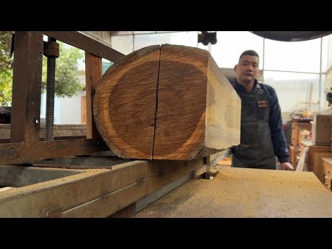 Build A Unique Round-Legged Table, A Creative And Artistic Idea With A Wood Lathe.