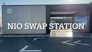 Nio eT5 Batterie Wechsel Swop Station