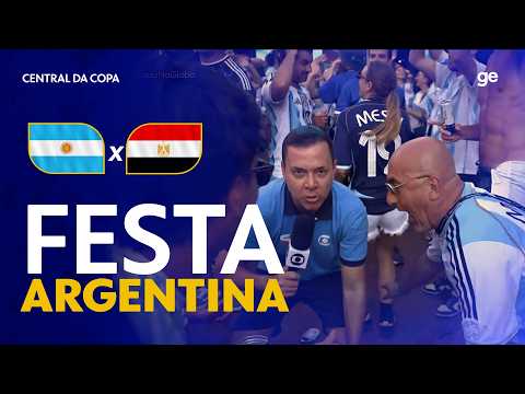 TIAGO MEDEIROS INVADE FESTA ARGENTINA EM ATLANTA | Central da Copa | Copa do Mundo 2026 | ge.globo