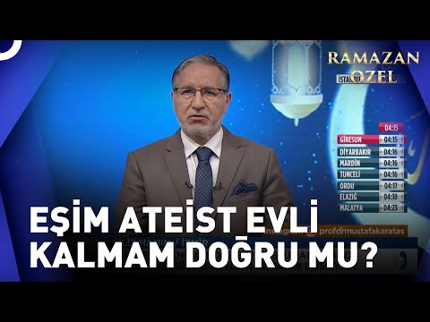 Kocam Ateist Oldu Nikahımız Düşer Mi? | Prof. Dr. Mustafa Karataş ile Sahur Vakti