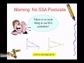 Exploring Triangle Congruency with SSS and SAS