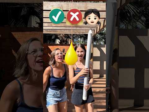 Sera que o lápis estoura o balão?😱 Will the pencil pop the balloon?😱#desafios  #funny #shorts