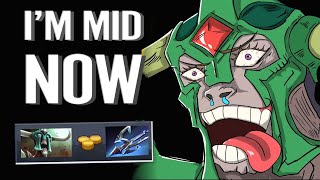 New Meta Undying Solo Mid with Right Click Harpoon Dota 2