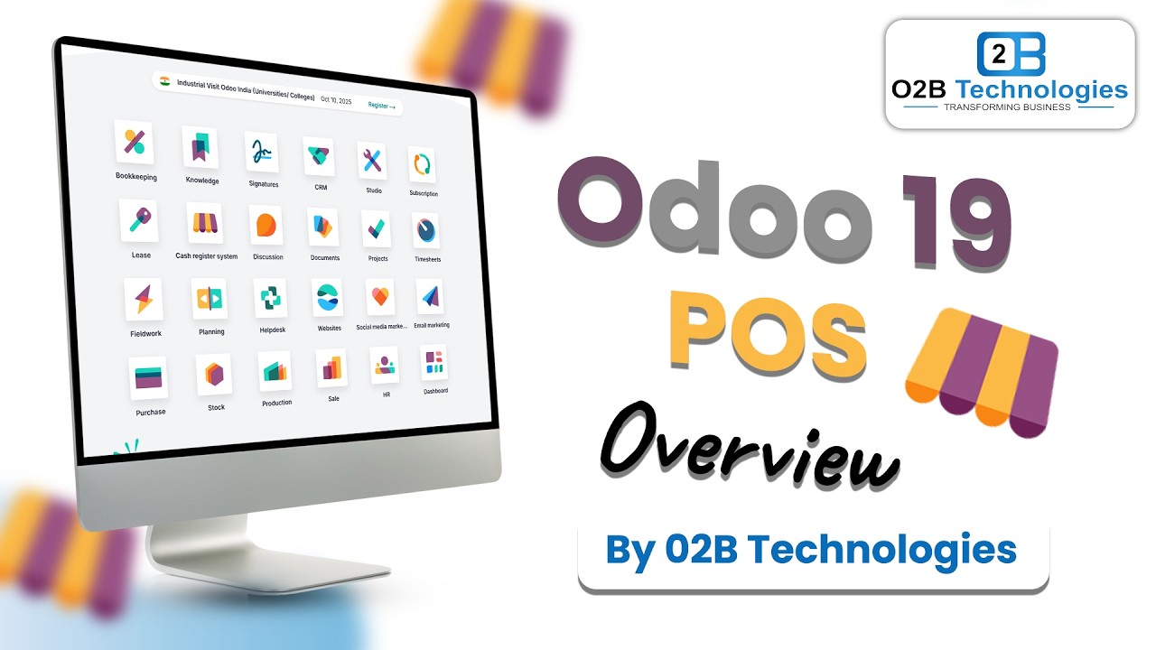 Odoo 19 POS Tutorial | Complete Point of Sale System for Retail & Restaurants | Odoo 19 Demo | 06.03.2026

The Odoo 19 POS (Point of Sale) module helps businesses manage restaurant orders, retail sales, payments and customer ...