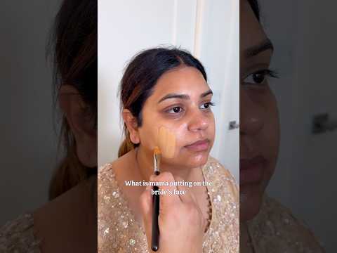 Doing an Indian Bridal Reception Glam While My Baby Watches 🥹 #makeuptutorial #makeuptransformation