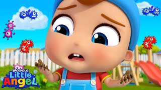 Wash Your Hands Song 🧼 Healthy Habits | Little Angel Kids Songs & Nursery Rhymes
