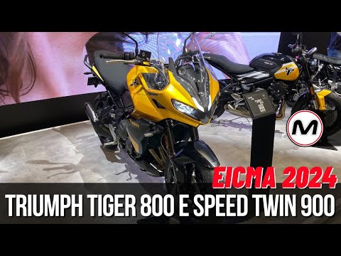 TRIUMPH TIGER 800 e SPEED TWIN 900 | Le novità inglesi a EICMA 2024